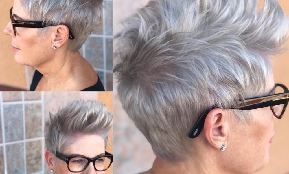 Short gray hairstyles for women of all ages